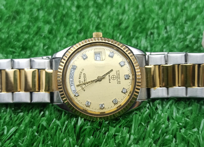 LUXURY WEST END WATCH CO. SOWAR PRIMA AUTOMATIC 25 JEWELS GOLDEN