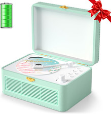 CD Player Portable Bluetooth: Retro CD Players with Speakers Vintage Cd-Player 3