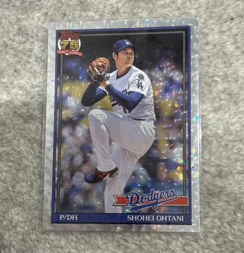 Topps 2025 Foilboard Parallel Shohei Ohtani Los Angeles Dodgers Baseball Card