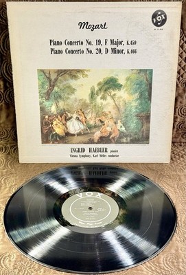 Mozart Piano Concerto #19 F Major and #20,D Minor Ingrid Haebler Vienna Symphony