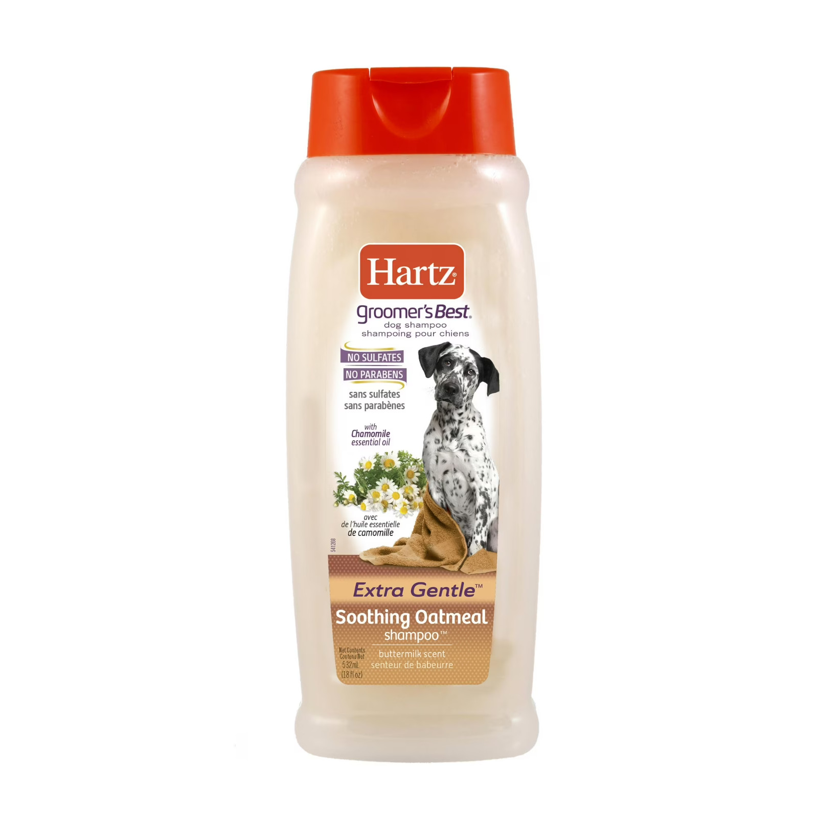 Hartz Groomer's Best Extra Gentle Soothing Oatmeal Shampoo for Dogs  18 FL oz.