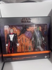Star Wars Black Series Inquisitor & Duros Bounty Hunter Halloween 2-Pack New