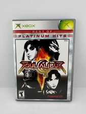 SoulCalibur II Platinum Hits Original Xbox CIB Complete w/ Manual