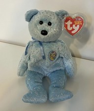 TY Beanie Baby - DECADE the Bear (Light Blue Version) (8.5 inch)