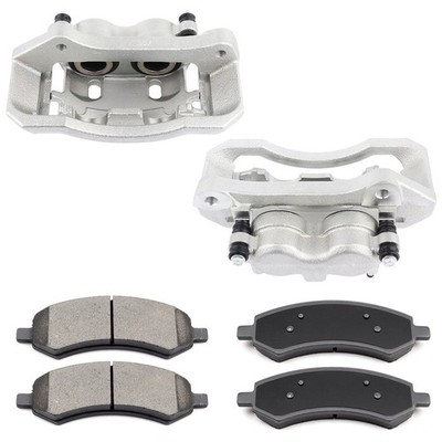 Front Brake Calipers For 06-08 Dodge Ram 1500 w/ Bracket & Pads Driver Passenger