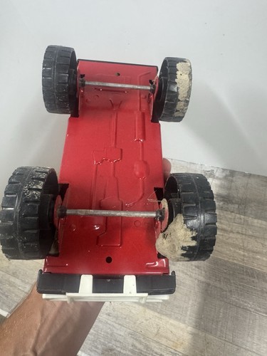 VINTAGE 1970s Nylint THE BUZZARD Red Pressed Steel 4x4 Pick Up Truck READ - Picture 15 of 17