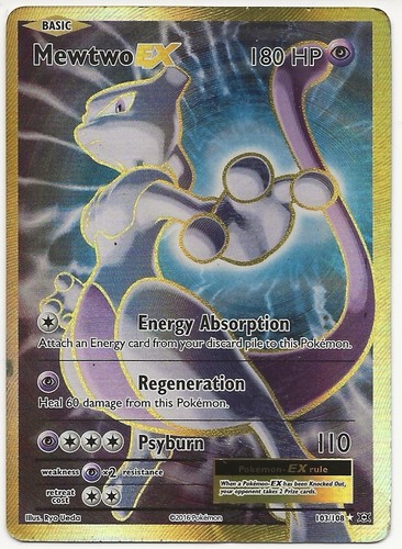 Mewtwo EX (Full Art) 103/108 Evolutions Holo