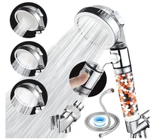 Setting High Pressure Shower Envy Shower Head with Beads Water Saving Durable