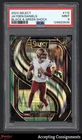2024 Select Prizm Black Green Shock #112 Jayden Daniels Premier RC ROOKIE PSA 9