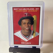 2025 Topps Update Baseball Rod Carew MVP MV-29 Minnesota Twins