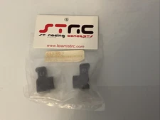 STRC STC91418-T1BK CNC Mach Alum Rear Hub Carriers 1 Deg Toe In (1Pr) Assoc DR10