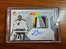 LANDON BOW - 2018 SP Authentic Future Watch Auto Patch #156, /100
