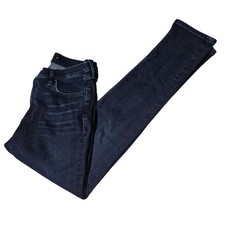 Hudson Lana Boyfriend Jeans Womens Size 27 Mid Rise Dark Wash Denim Pants 