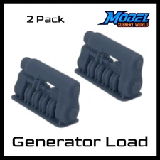 Large Generator Load - N Scale - 2pc - Gray
