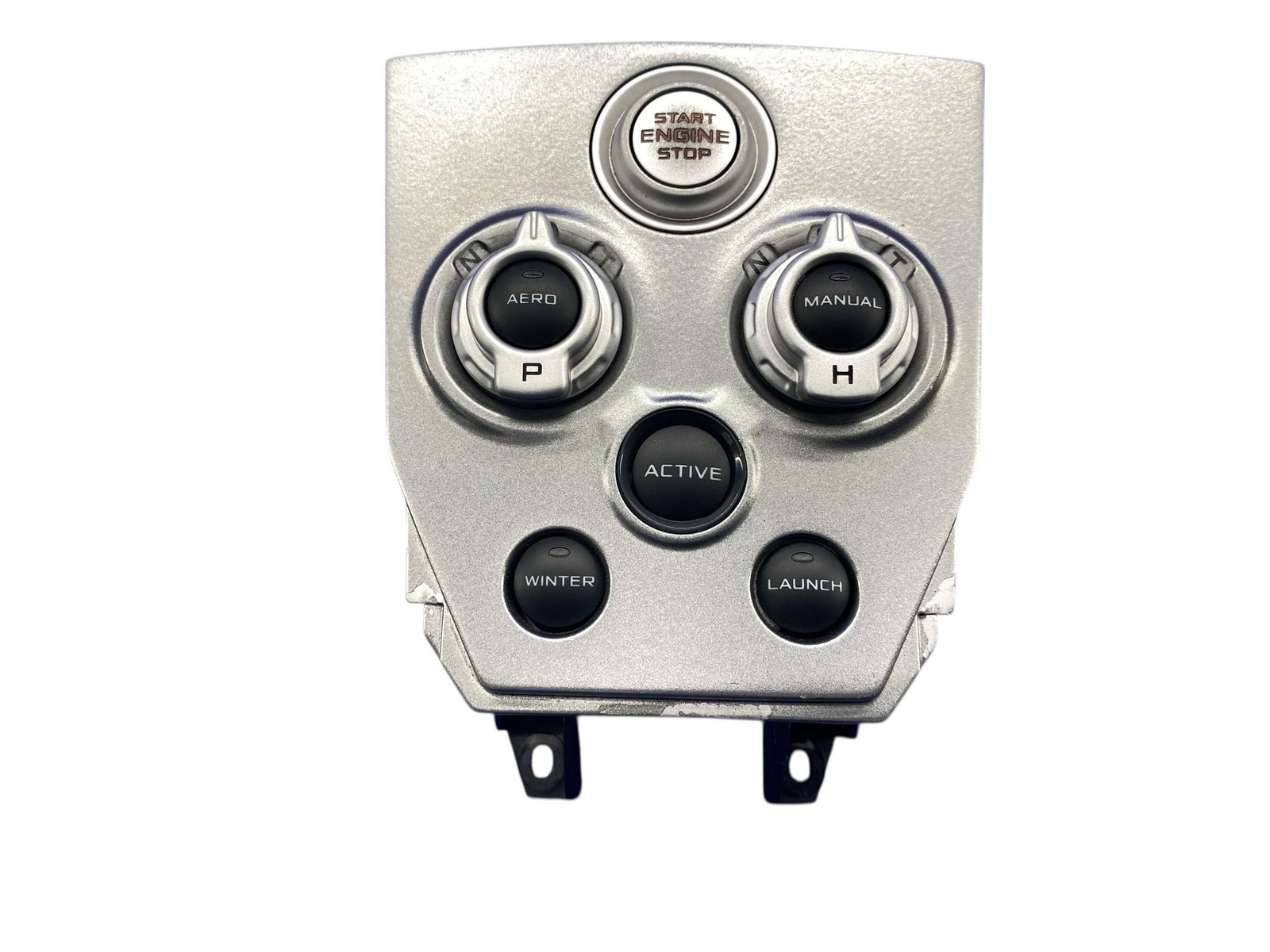 2015-2017 MCLAREN 650S ENGINE START STOP LAUNCH CONTROL SWITCH TRIM PANEL SILVER