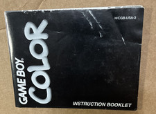 Nintendo Game Boy Color Instruction Booklet Manual Only H/CGB-USA-3