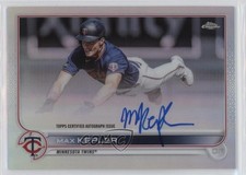 2022 Topps Chrome Veteran Refractor 320/499 Max Kepler #CVA-MK Auto 6o3