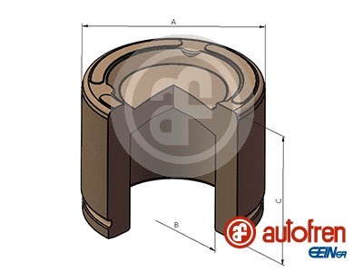Front AUTOFREN SEINSA D025496 Piston, brake caliper for CHRYSLER,DODGE,FIAT,JEEP
