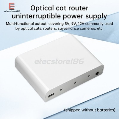 5V9V12V 6*18650 Battery Box UPS Uninterrupted Power Supply DIY Power Bank Case