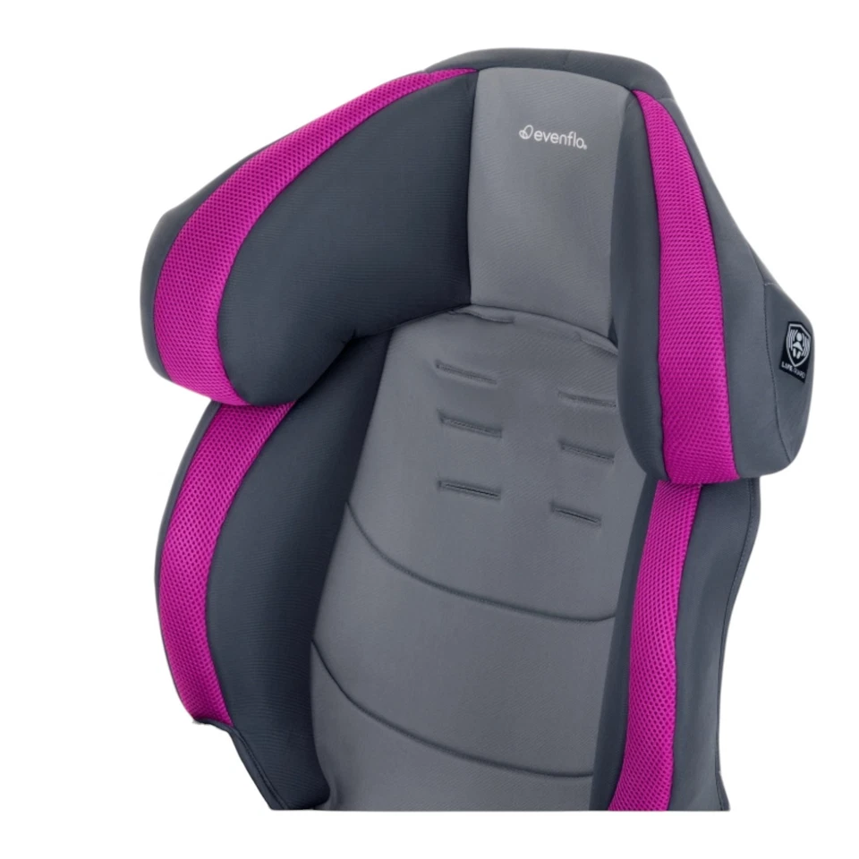 Evenflo Chase/Maestro Asiento de Coche Pequeño 2 en 1 Cubierta Elevadora, Rosa Ginebra, Fabricante de Equipo Original Foto 4 de 4