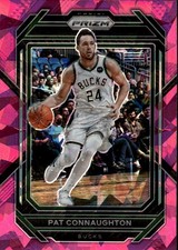 2022-23 Panini Prizm Pat Connaughton #97 Prizms Pink Ice Milwaukee Bucks 3J