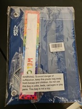 Daily Schedule Pocket Chart 16 Blank Cards, Blue