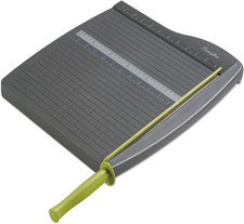 Paper Cutter, Guillotine Trimmer, 12" Cut Length, 10 Sheet Capacity, Classicc...