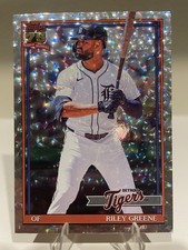 2026 Topps Series 1 - 1991 Topps Baseball Riley Greene #T91-2 Crackle Foilboard