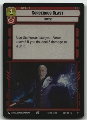 Sorcerous Blast (Foil) foil Common Legends of the Force 674 NM