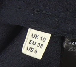 Vestido negro de encaje línea A Whistles para mujer talla 10 Foto 4 de 4