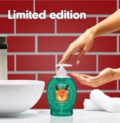 サニーポップ Softsoap Christmas/Holiday ”Sweet Pine Scent” 7.5oz Hand Soap