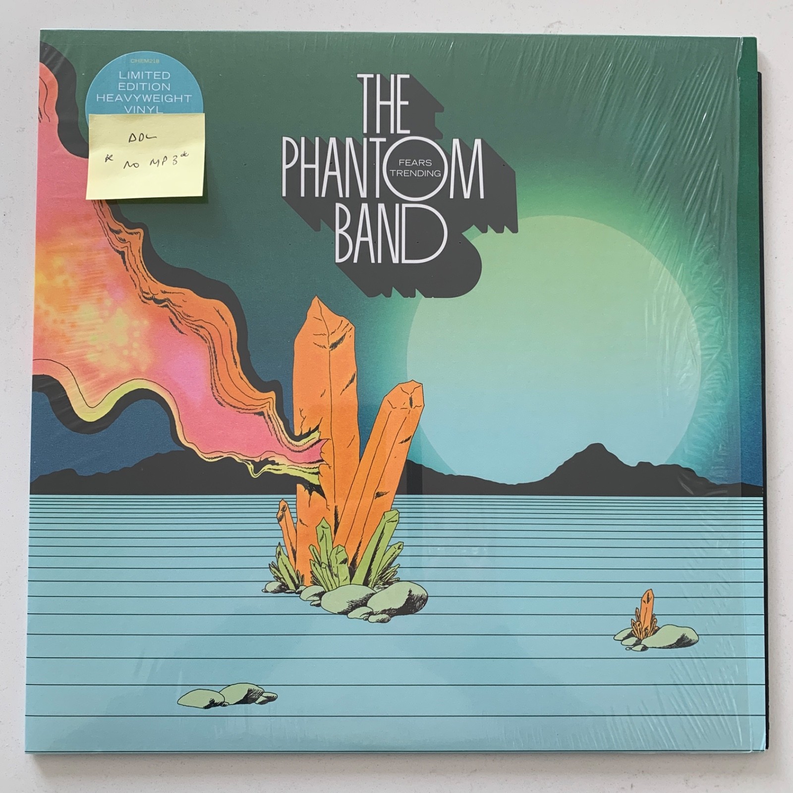 The Phantom Band – Fears Trending - 2015 Ltd SIGNED 180G Vinyl LP -NM/NM CHEM218