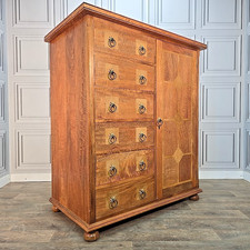 Barker & Stonehouse Wardrobe Flagstone Tallboy Chest Drawers Cabinet Compactum