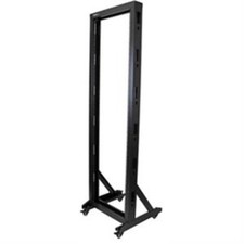 Startech 2Postrack42 Store Your Equipment In This Sturdy Steel Rack Casters