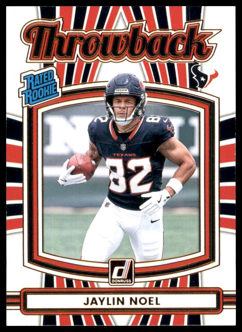 2025 Donruss Jaylin Noel Rated Rookies Throwback #45