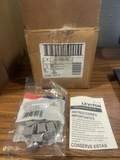 41084-BG Leviton Blank QuickPort Insert, Gray, 20 Bags, 10 in ea bag 200 total