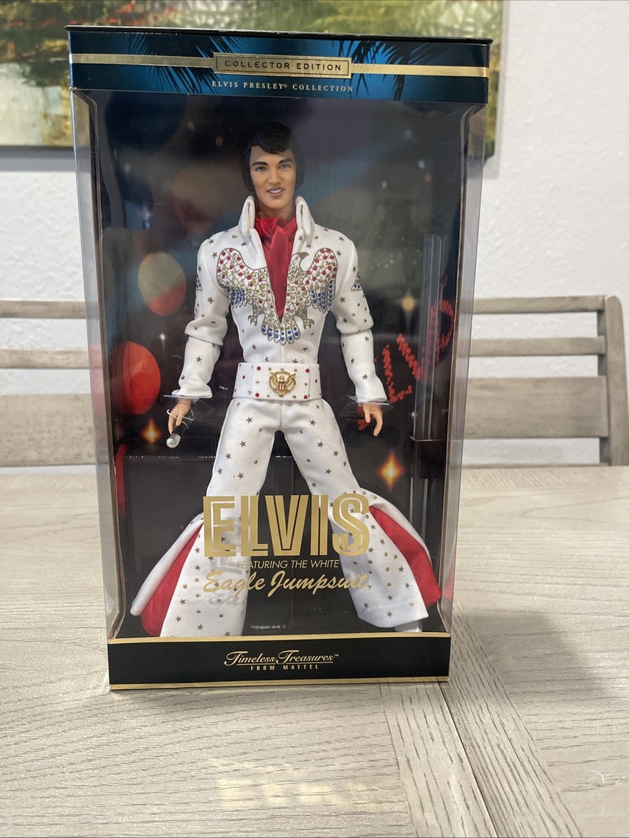 NRFB 2000 Timeless Treasures Elvis White Eagle Jumpsuit
