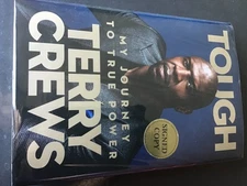 TOUGH 1/1 HC MEMOIR Signed TERRY CREWS Barnes & Noble EXCLUSIVE B&N Pristine