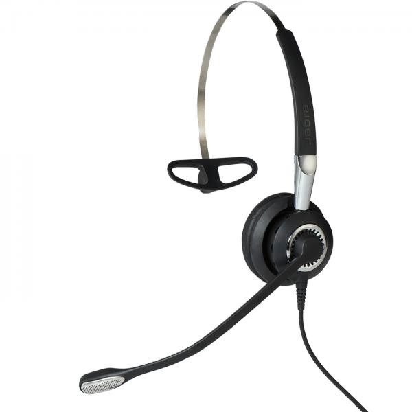 Jabra 2406-820-204 cuffia e auricolare cablato passanuca, a clip, a padiglione ufficio nero, argento - Immagine 4