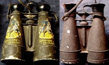 SET OF OLD HOPALONG CASSIDY TOPPER COWBOY HERO CHARACTER BINOCULARS