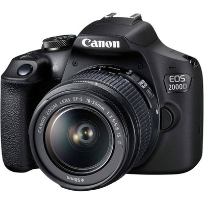 Canon EOS-2000D Digitale Spiegelreflexkamera EF-S 18-55 mm IS II 24.1 Megapixel