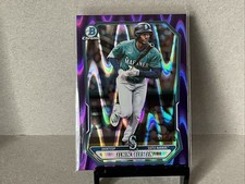 2026 Bowman Chrome  Purple Ray Wave Refractor Felling Celeste’s # BCP57 /250