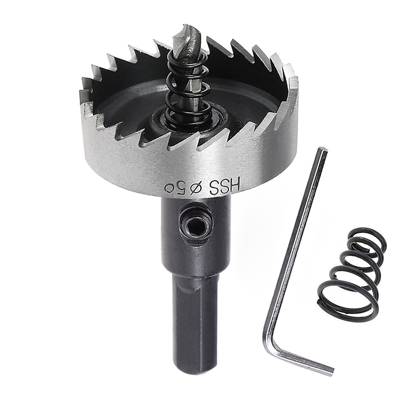 Scie cloche carbure 50mm évite la surchauffe sur acier et fonte