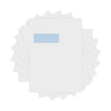 Q-Connect C4 Envelopes Window Self Seal 90gsm White (Pack of 250)