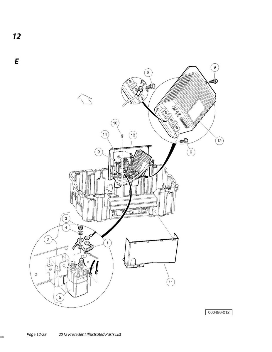 Manuale D'officina 2013 Per Club Car Precedent, Modelli A Gas Ed Elettrici, Codice 7601