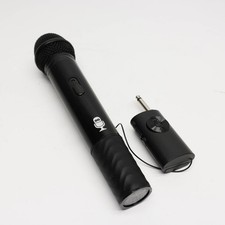 Singing Machine SMM107 Portable Wireless Microphone Black