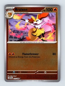 Braixen 012/086 Chaos Rising Reverse Holo