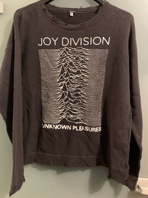 R13 SwEATER distressEd  RippED Pullover JOY DIVISION vintAGE  RARE iCON PIECE