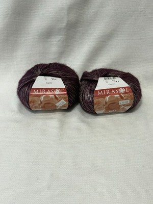Mirasol Inka Yarn Lot 2 Cuprite Baby Alpaca Viscose Lace 442yd Peru