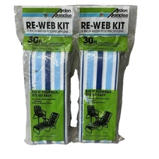 2 PKS New Arden Paradise Re-Web Kit Chair Webbing 30ft. X 3in. Blue #79991
